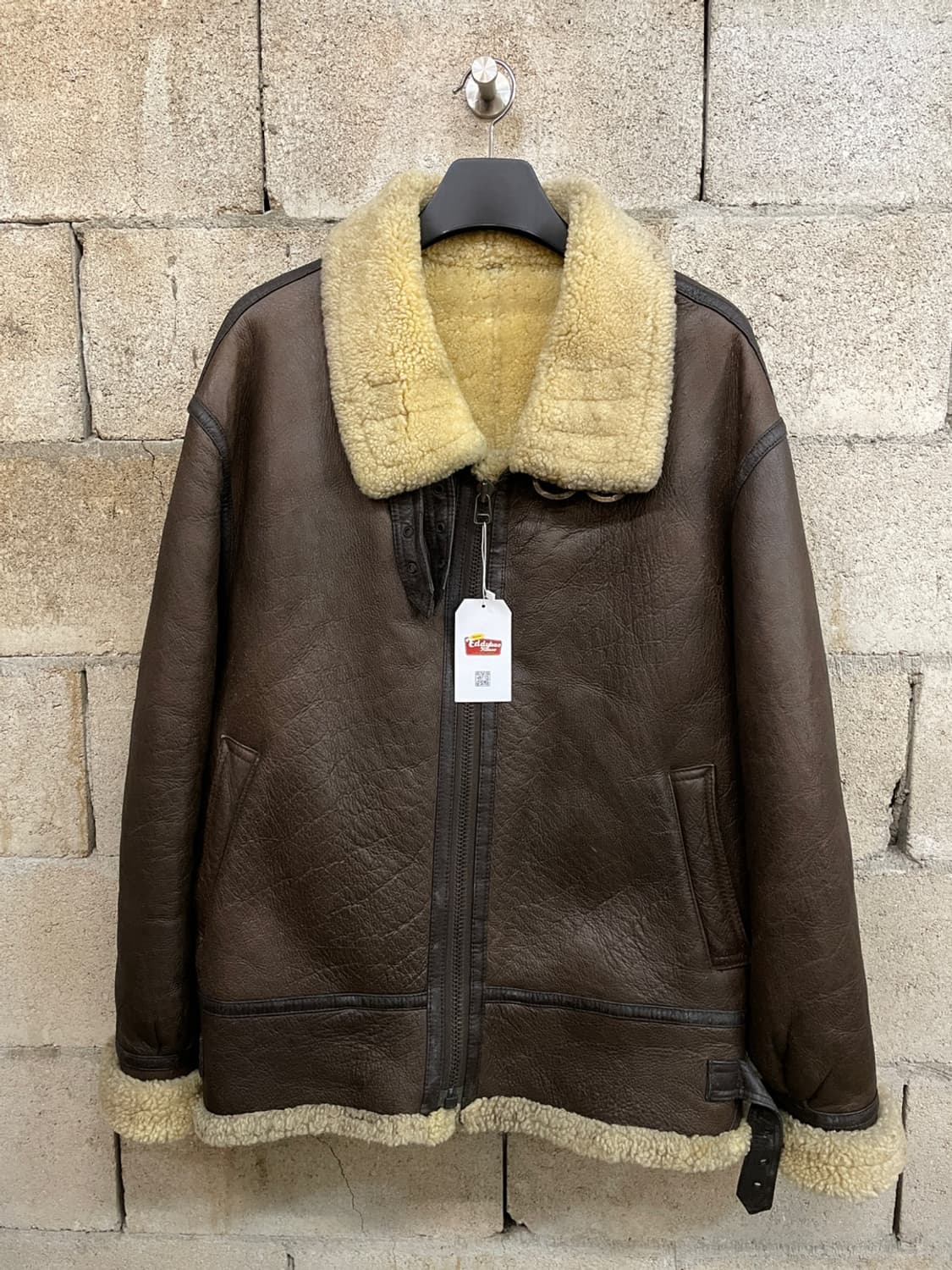 빈티지 B-3 무스탕 가죽 자켓 상품이미지1