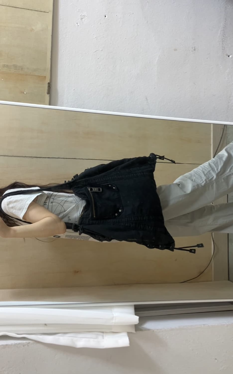 [직수입] 빈티지 RARE diesel 오버사이즈 숄더 백 블랙 상품이미지1