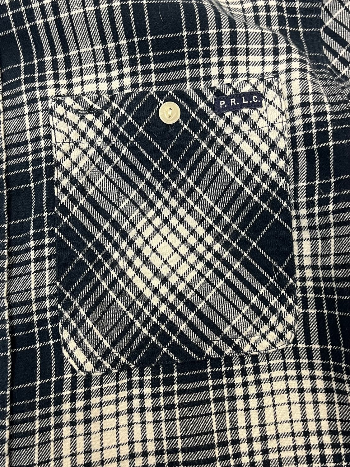 폴로 랄프로렌 체크 셔츠 블랙 L #csz1862 상품이미지6
