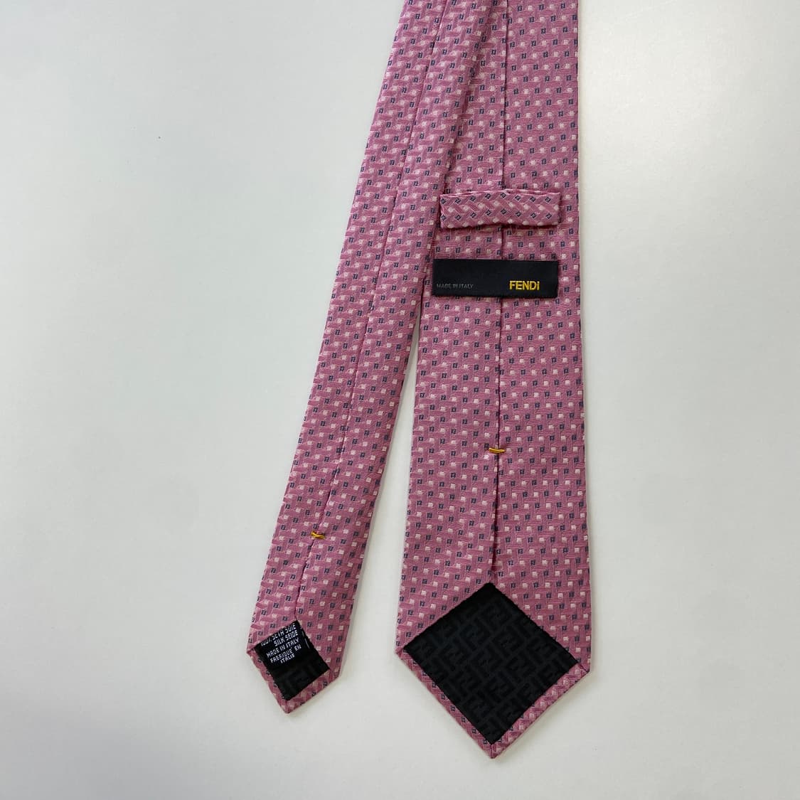 신형라벨 펜디 (FENDI) FF모노그램 정품 명품 넥타이 8.2cm 상품이미지2