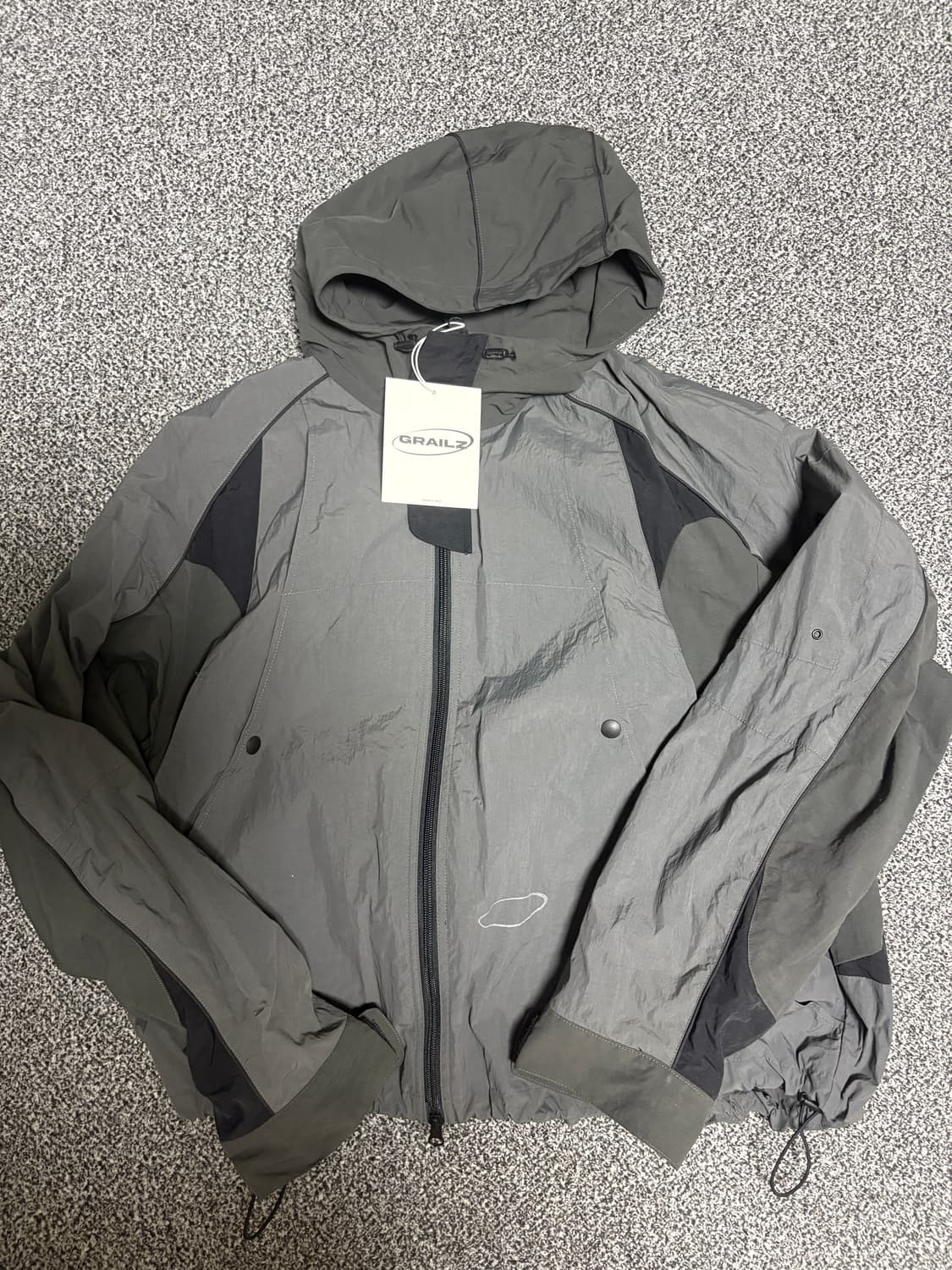 그레일즈 나일론 실드 재킷 블랙 그레이 상품이미지3