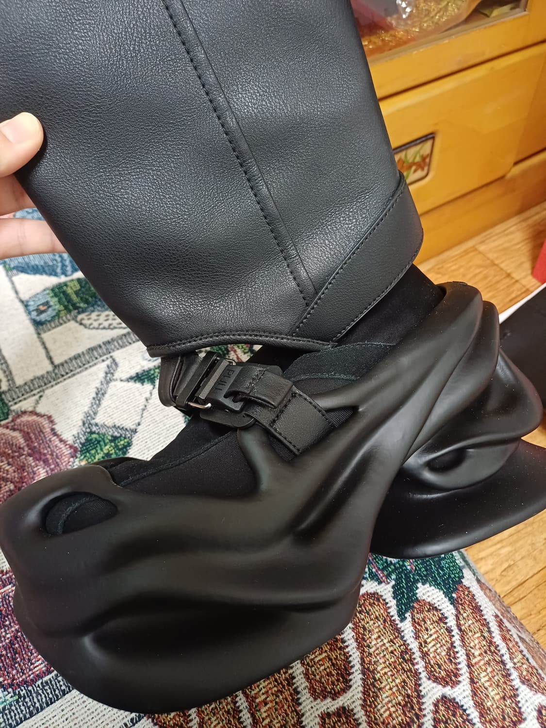 펑첸왕 로고버클3D 하이부츠 상품이미지5