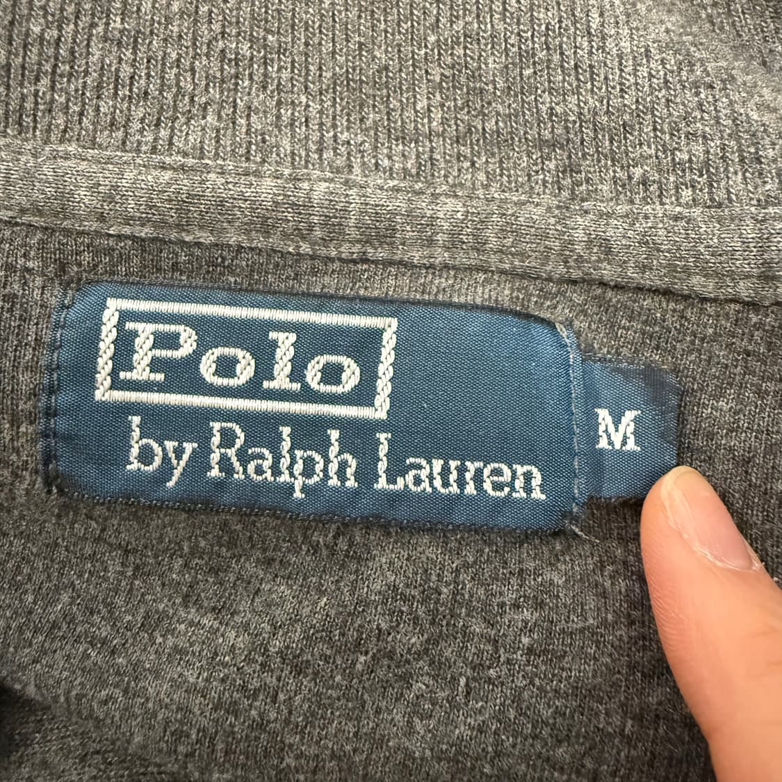 [ 정품/M ] 폴로랄프로렌 그레이 숄카라 스웻 맨투맨 b10 상품이미지5