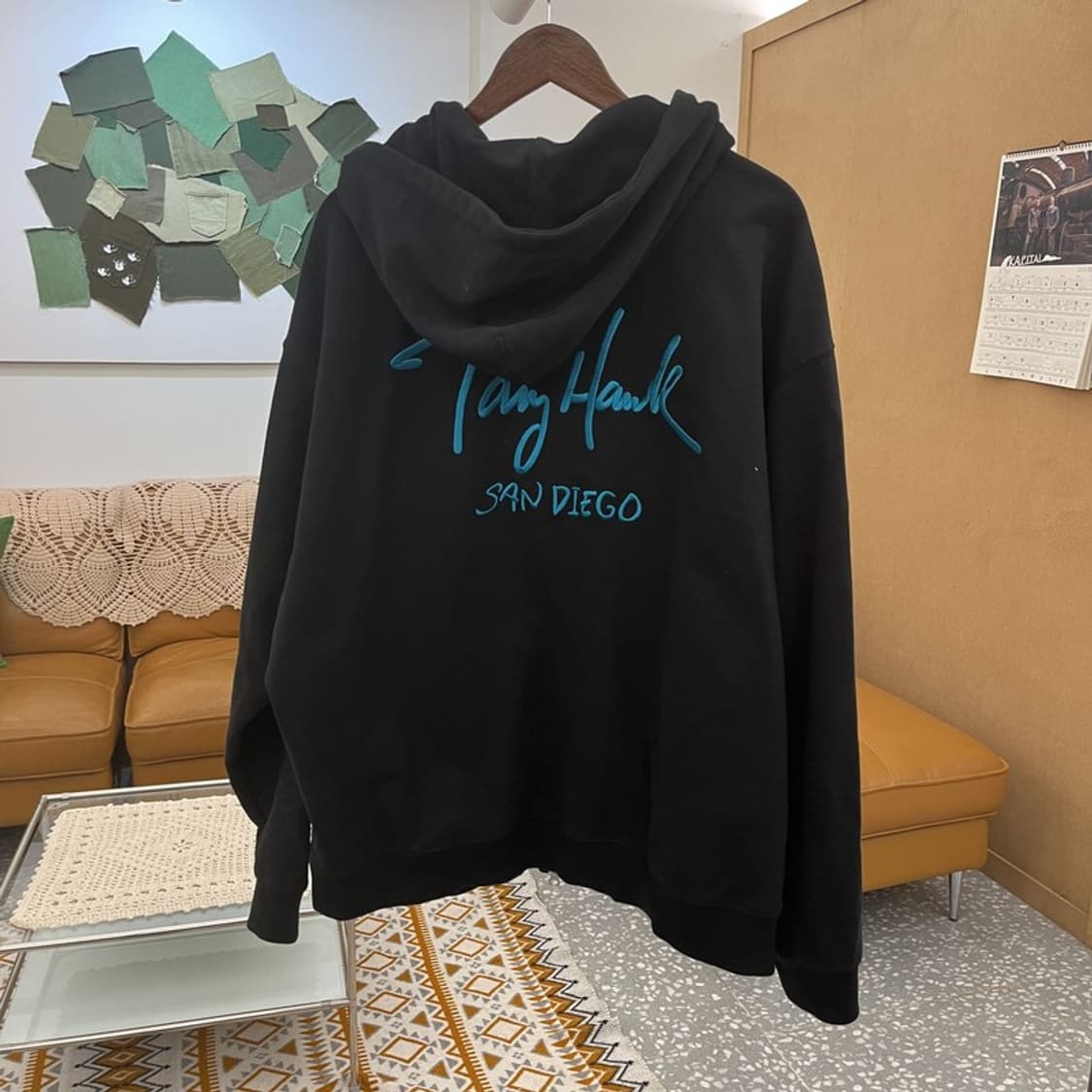 토니호크 빈티지 캐주얼 스트릿 빅로고 후드집업 XL C10534 상품이미지4