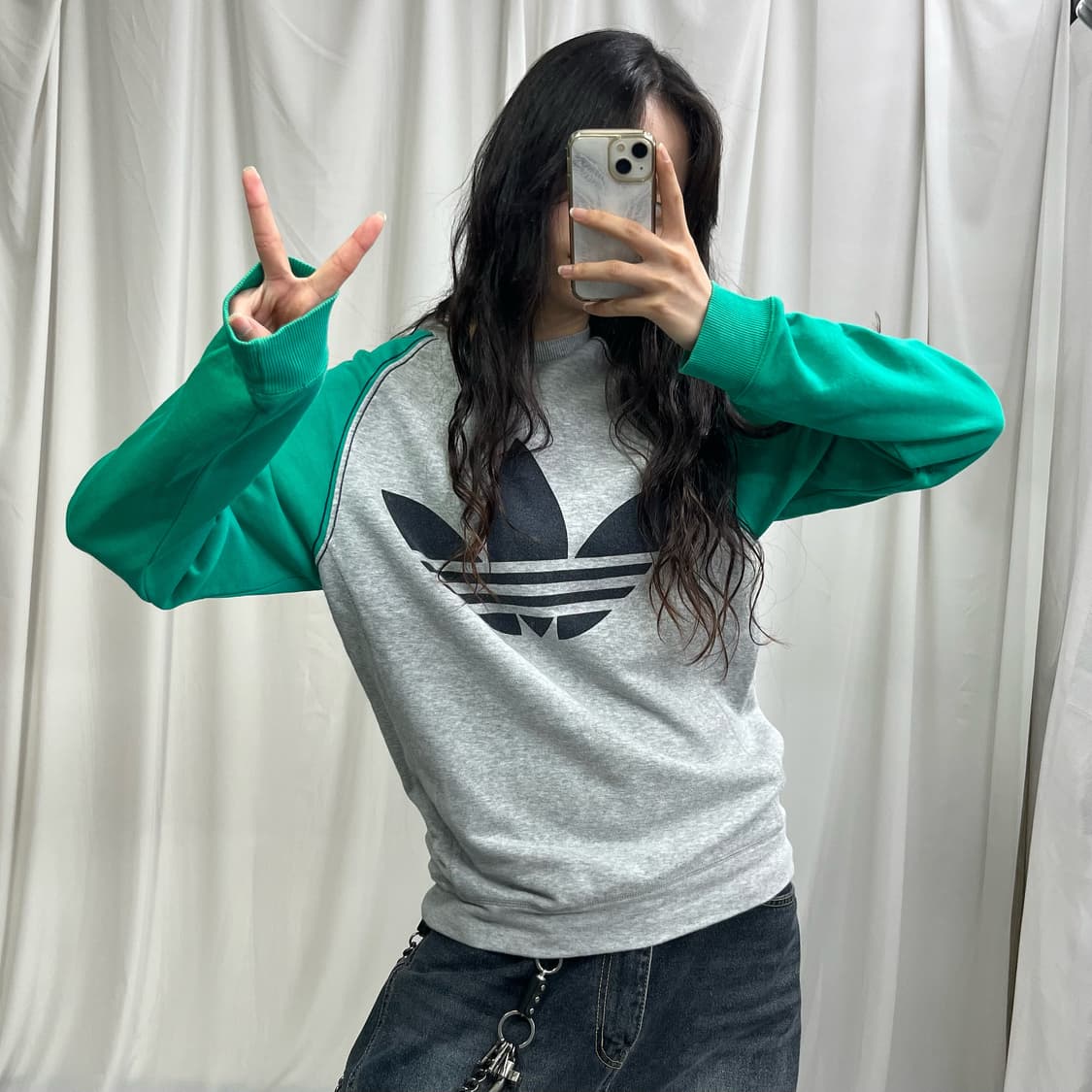 Adidas gray trefoil raglan mtm 상품이미지1