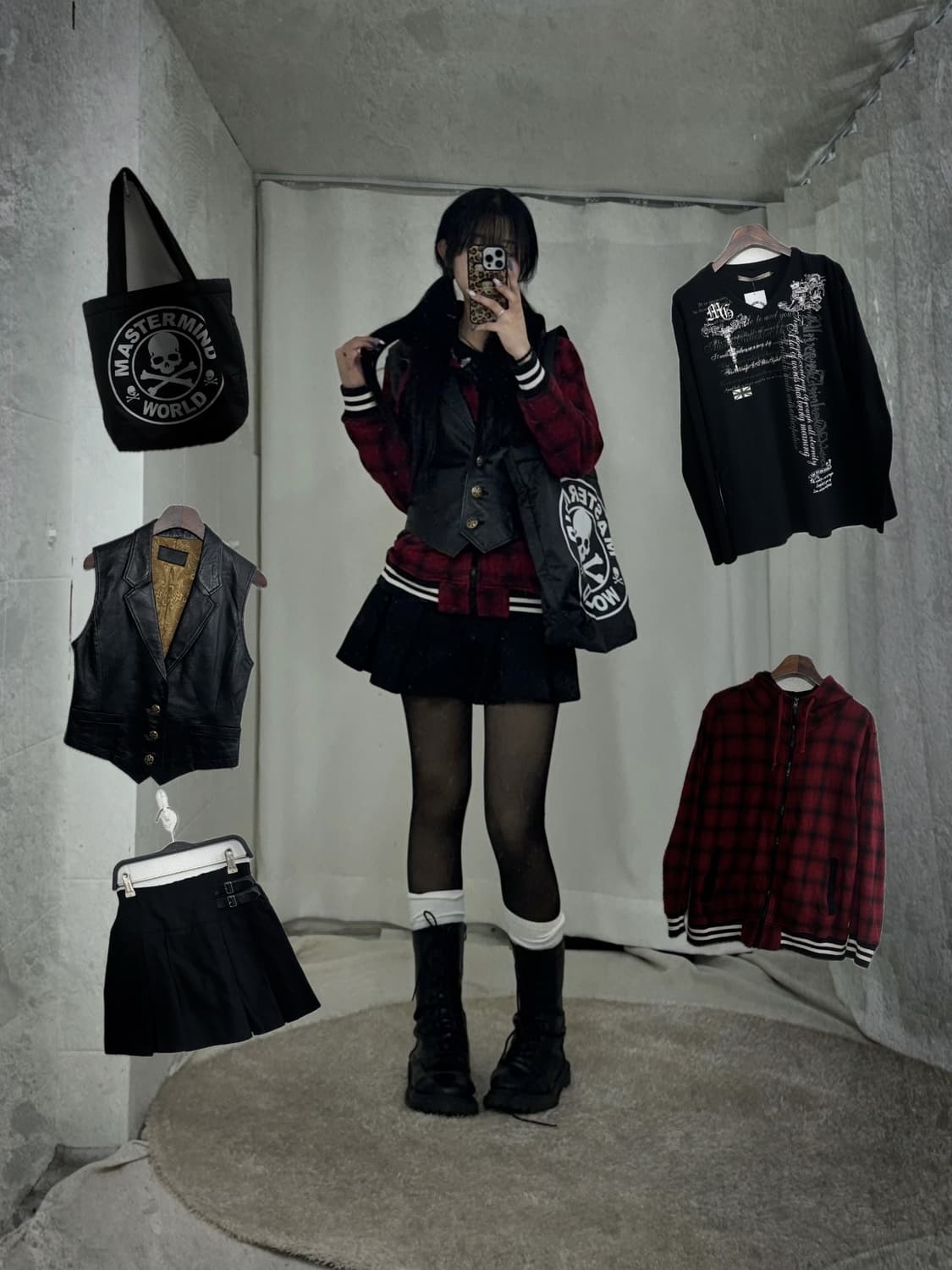 마스터마인드월드 데일리 펑크 나나깔 코디세트  상품이미지1