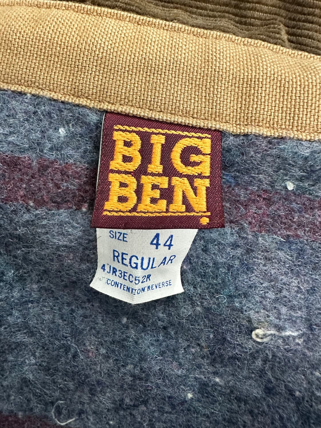 80s BIGBEN 데님 초어 자켓 XL 상품이미지7