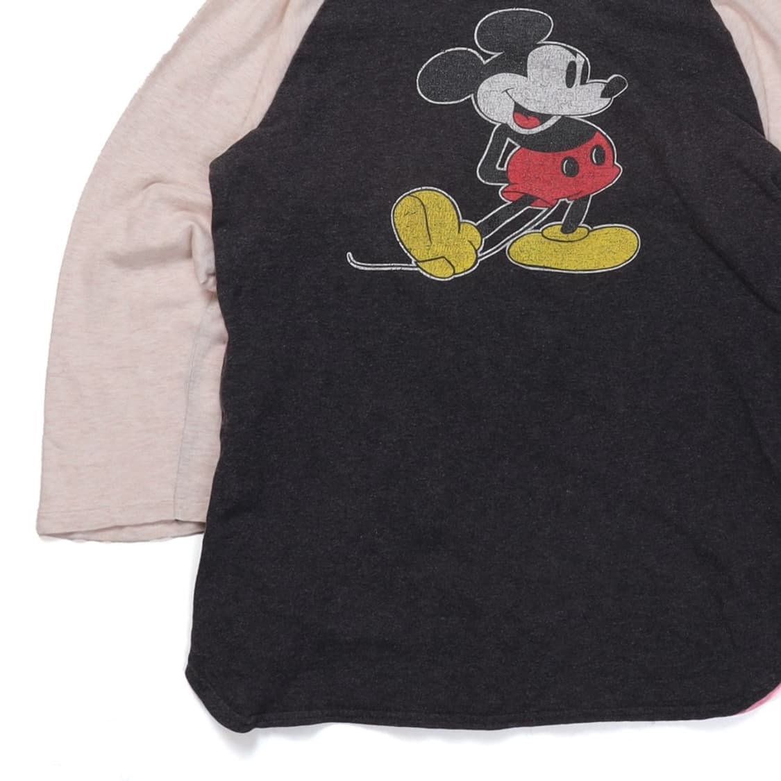 Denim Dungaree Mickey Mouse T-shirt 상품이미지3