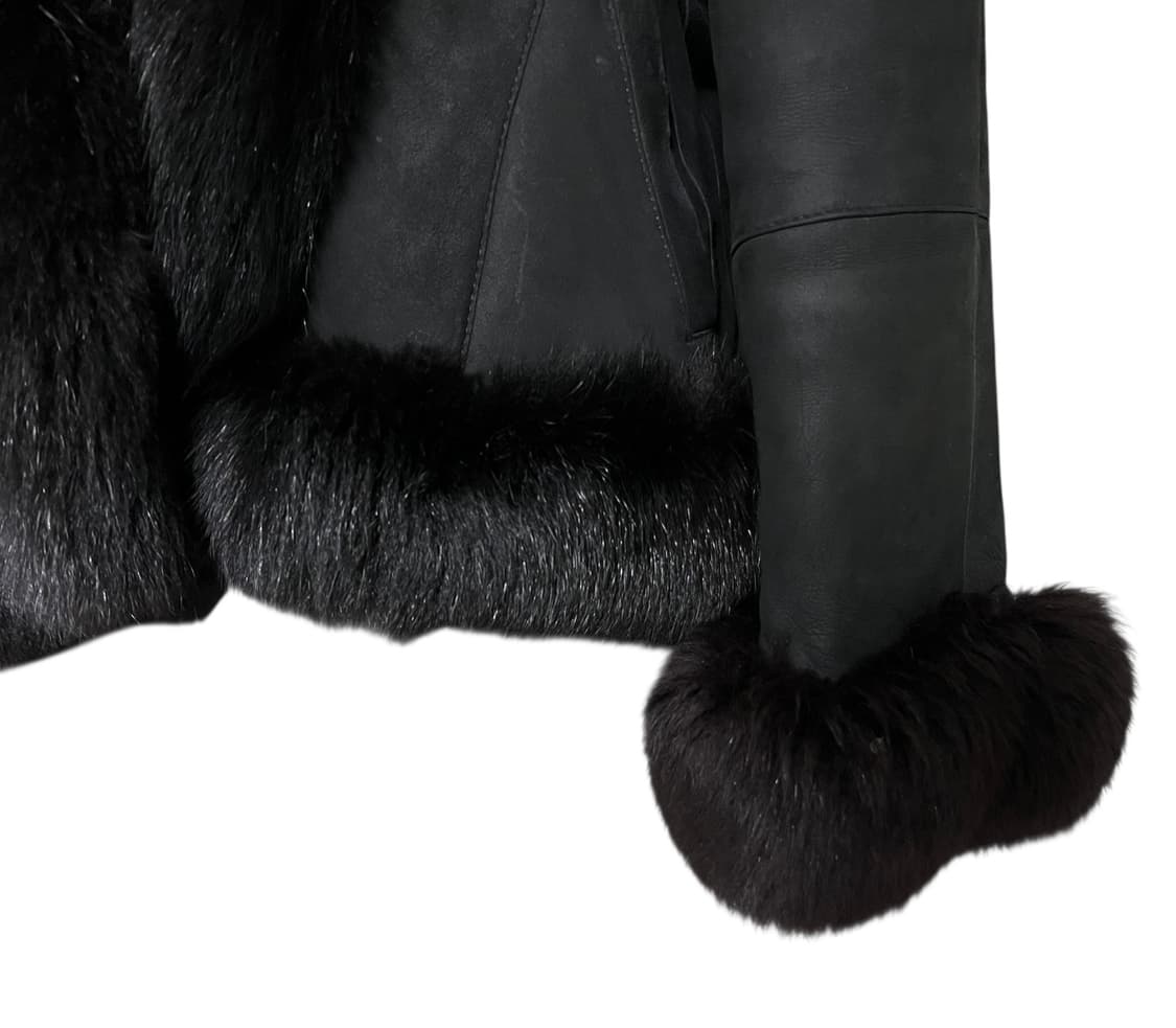 CAREER 폭스퍼 양가죽 무스탕 자켓 55-66 상품이미지5