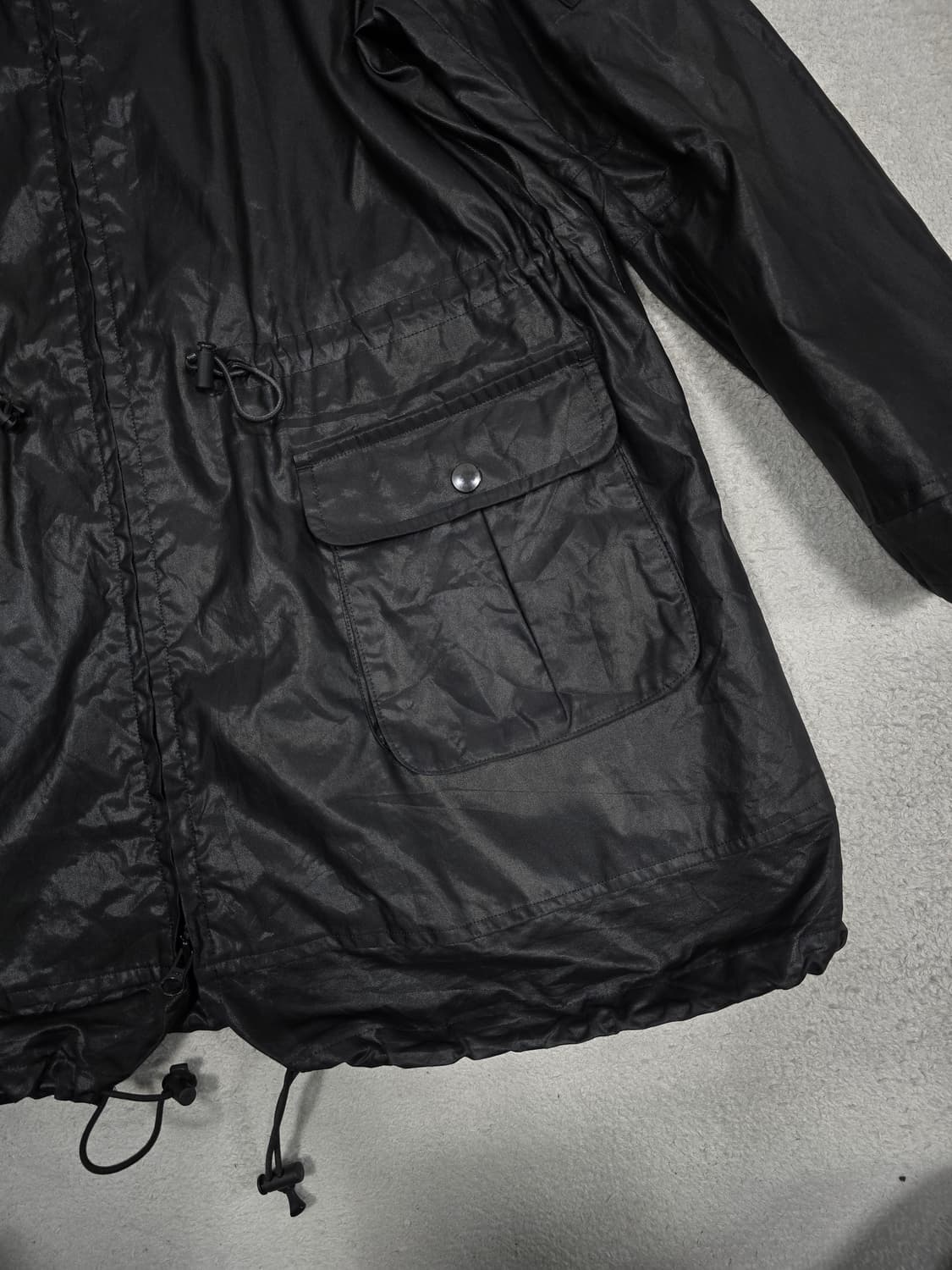 HOMMA 블랙 후드 야상 점퍼 3 상품이미지4