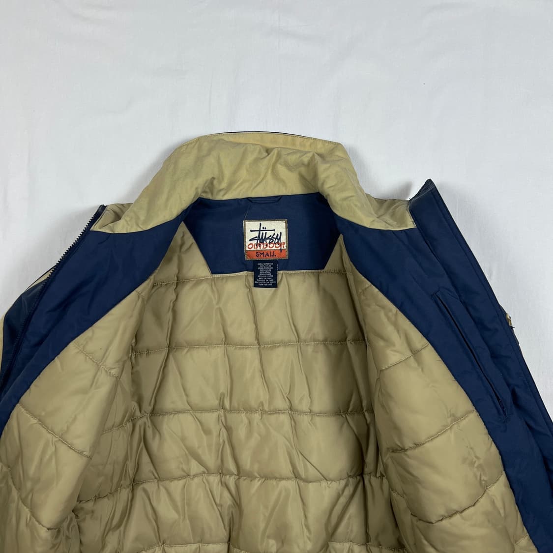 90‘s 스투시 stussy 아웃도어 s 로고 다운 패딩자켓 상품이미지5