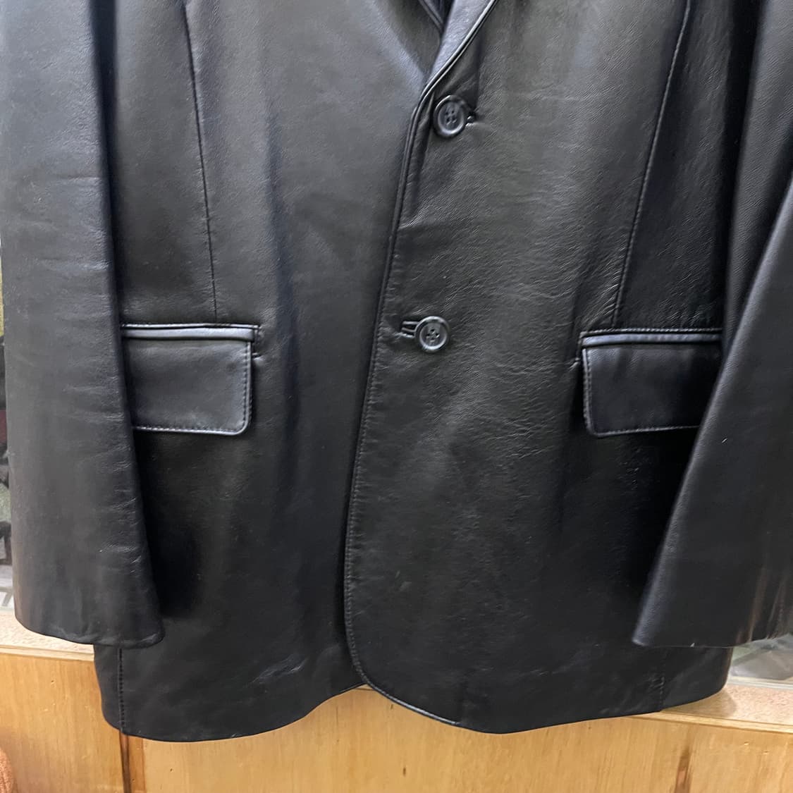 빈티지 램스킨 레더 블레이저 상품이미지4