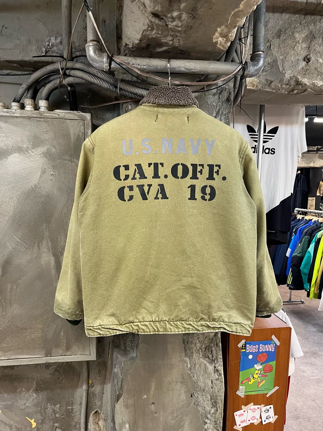 USN 밀리터리 덱자켓 M #csz2747  상품이미지2