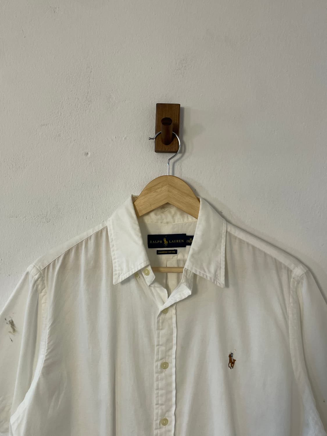 폴로 샴브레이 옥스포드 반팔 셔츠  상품이미지2