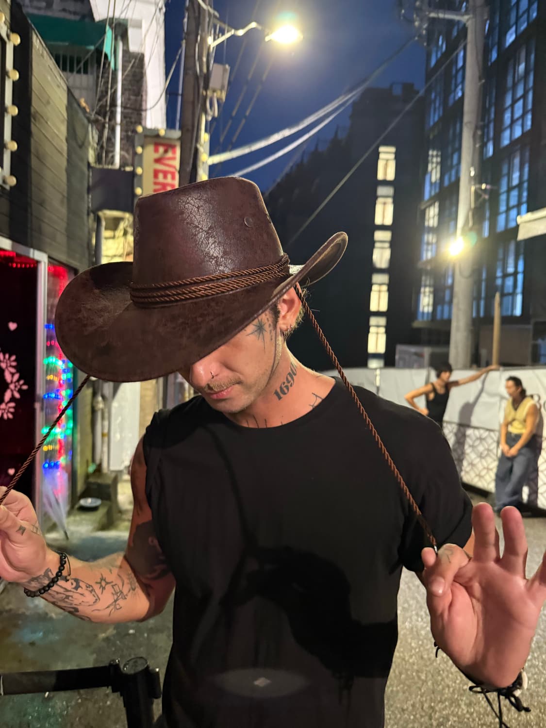 fake leather cowboy hat 상품이미지2