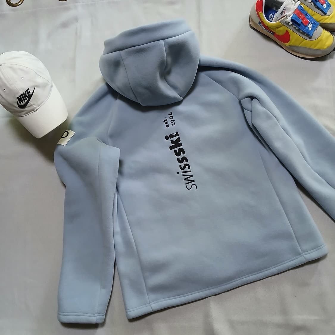 DESCENT 데상트 하늘색 본딩 후리스 아우디 따끈따끈 자켓 상품이미지5