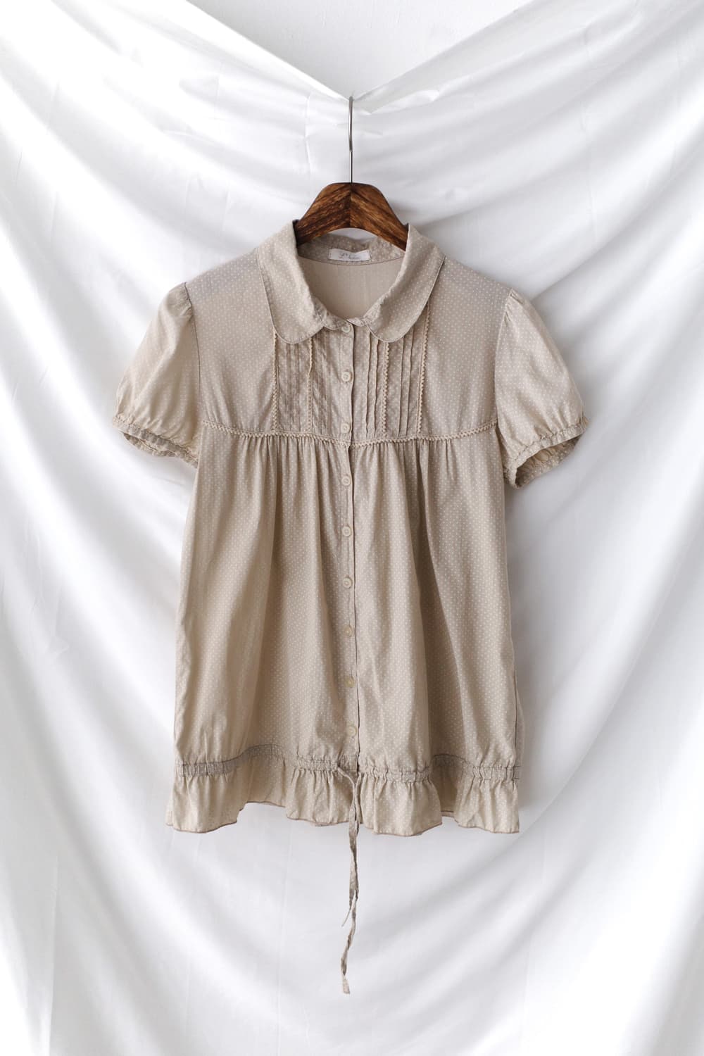 dot puff half shirt 상품이미지1