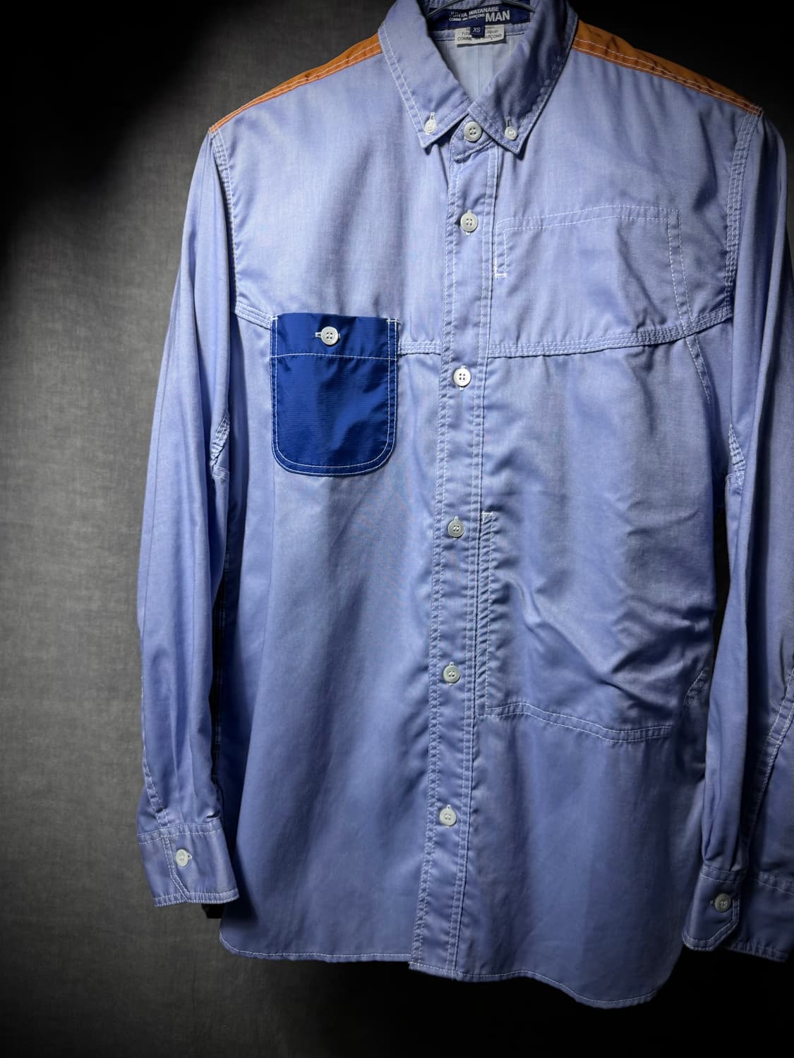 준야와타나베 18AW 체크 도킹 셔츠 상품이미지2
