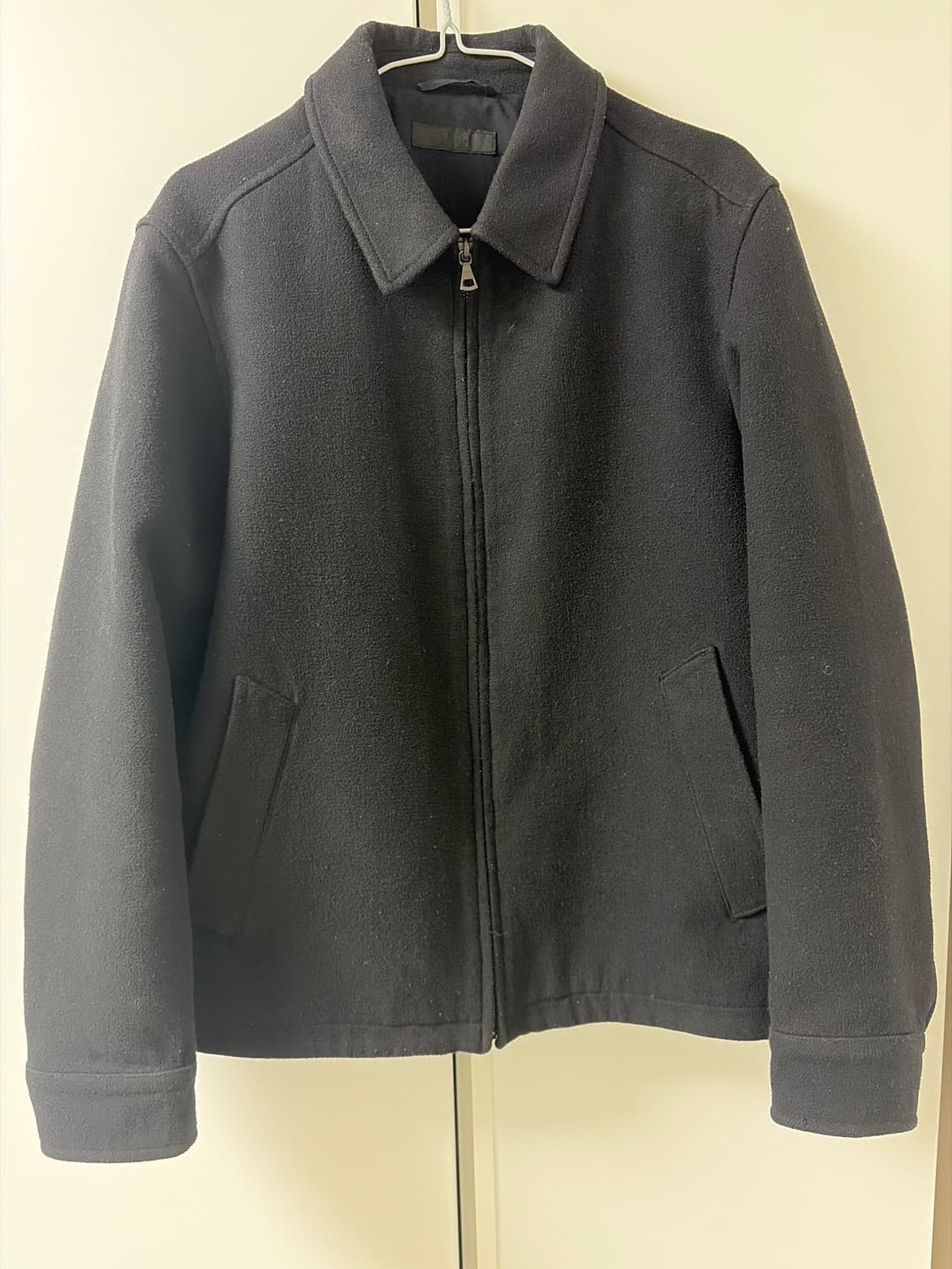 유니클로 싱글칼라쇼트 블루종 상품이미지1