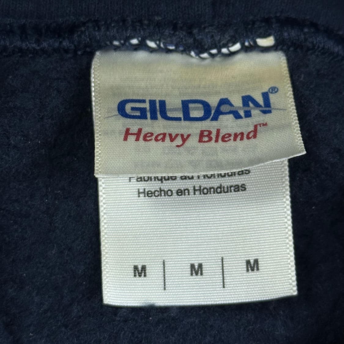 길단 빈티지 프린팅 후드티 네이비 M 상품이미지5