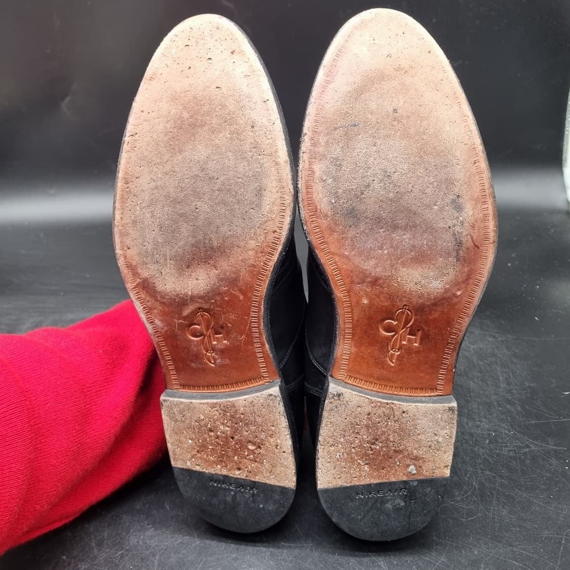 콜한 윙팁 남성정장구두9m 260 상품이미지3