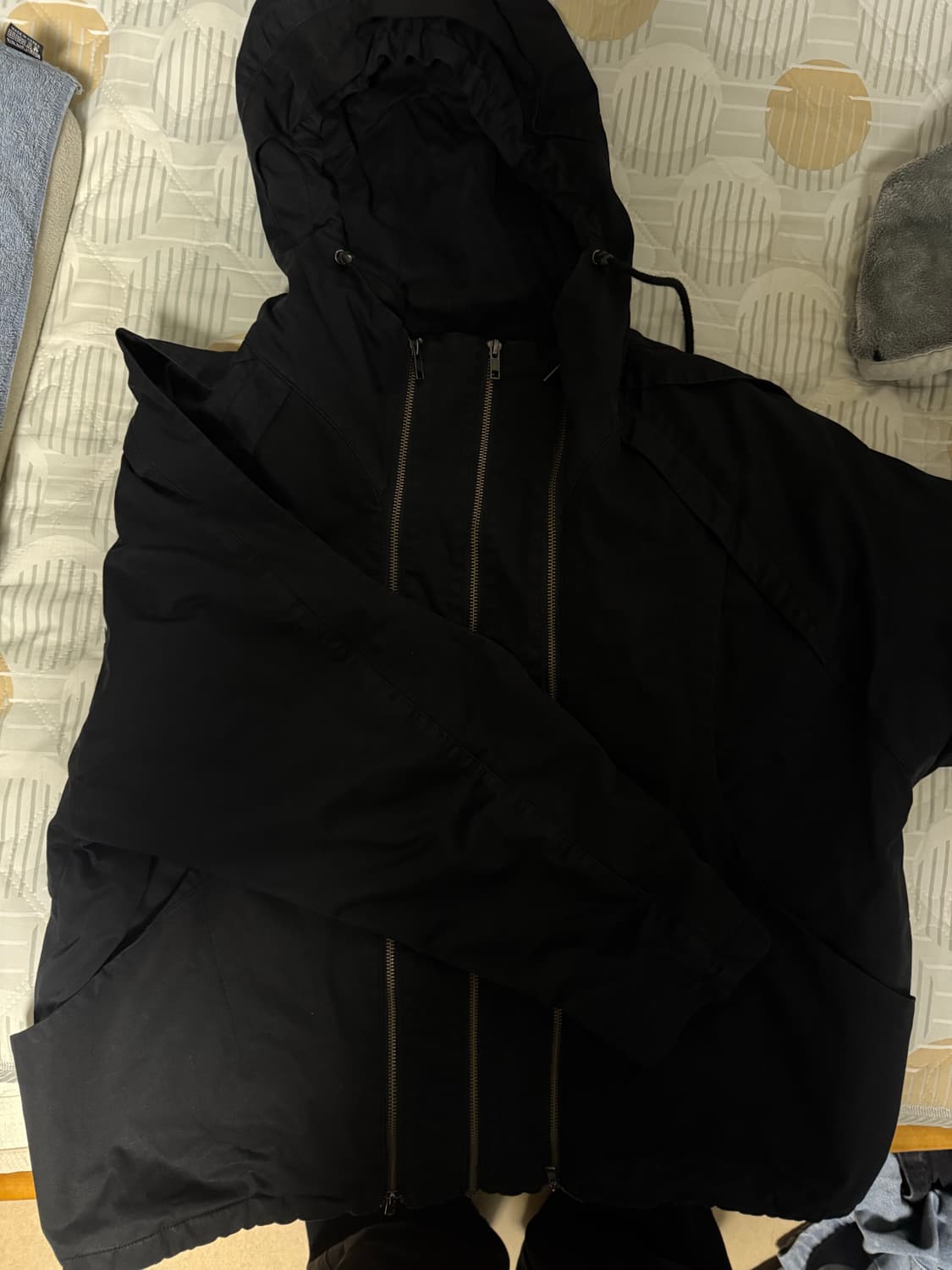 코스트퍼킬로 트리플지퍼 코튼 후디 블루종 M 상품이미지2