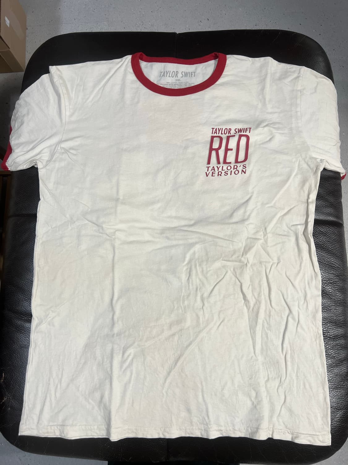 Usa 테일러 스위프트 Red 링거 티셔츠 2XL 상품이미지1