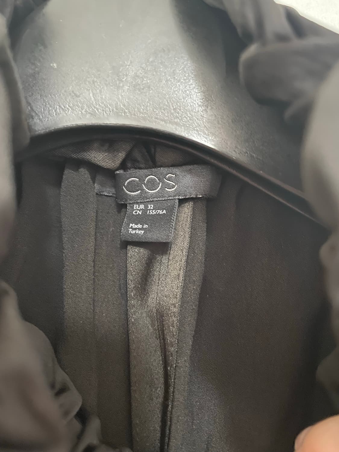 COS 코스 하이넥 셔링 블라우스 탑 32 상품이미지3