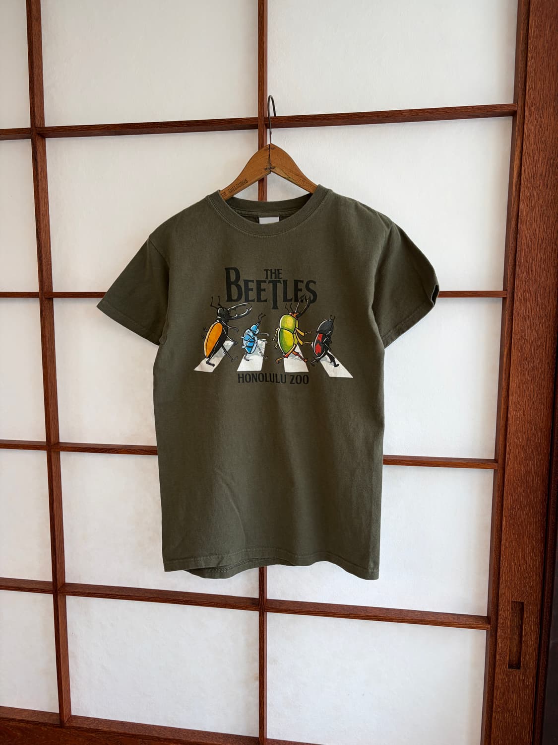빈티지 비틀즈 패러디 티셔츠 S 상품이미지1