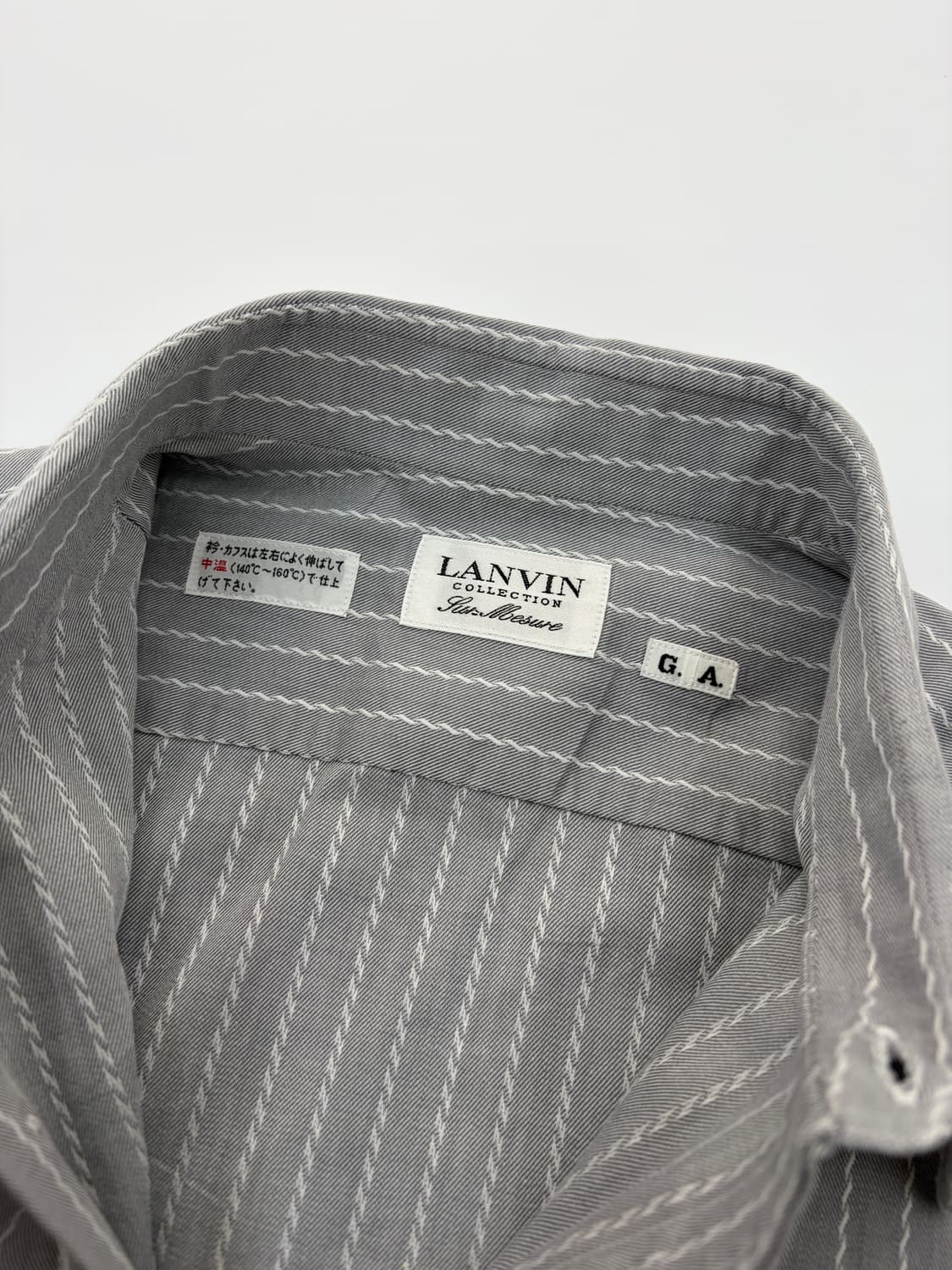 랑방 컬렉션 스트라이프 그레이 셔츠 상품이미지4