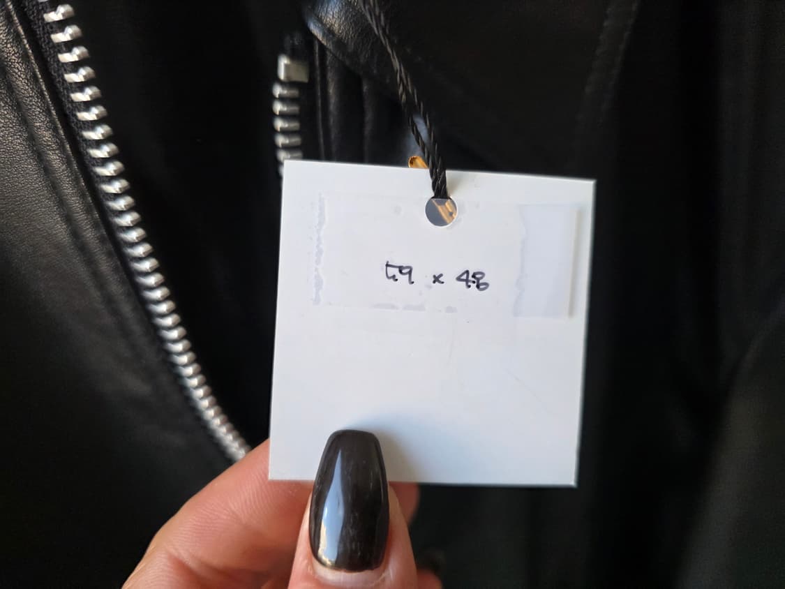 남자 숏 레더집업 상품이미지9