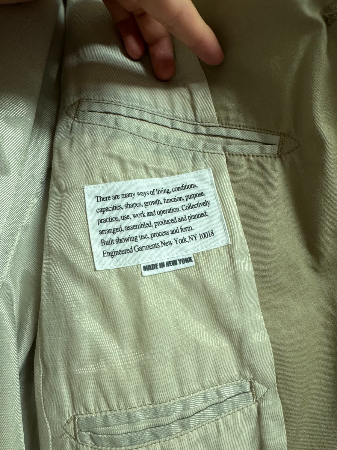 엔지니어드가먼츠 엔도버자켓 M 상품이미지4