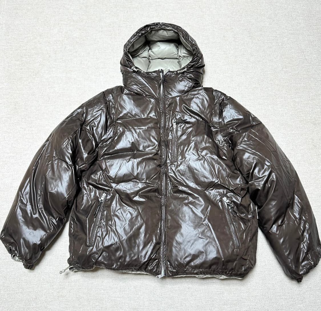 더바이닐 하우스 리버시블 패딩 L 상품이미지5