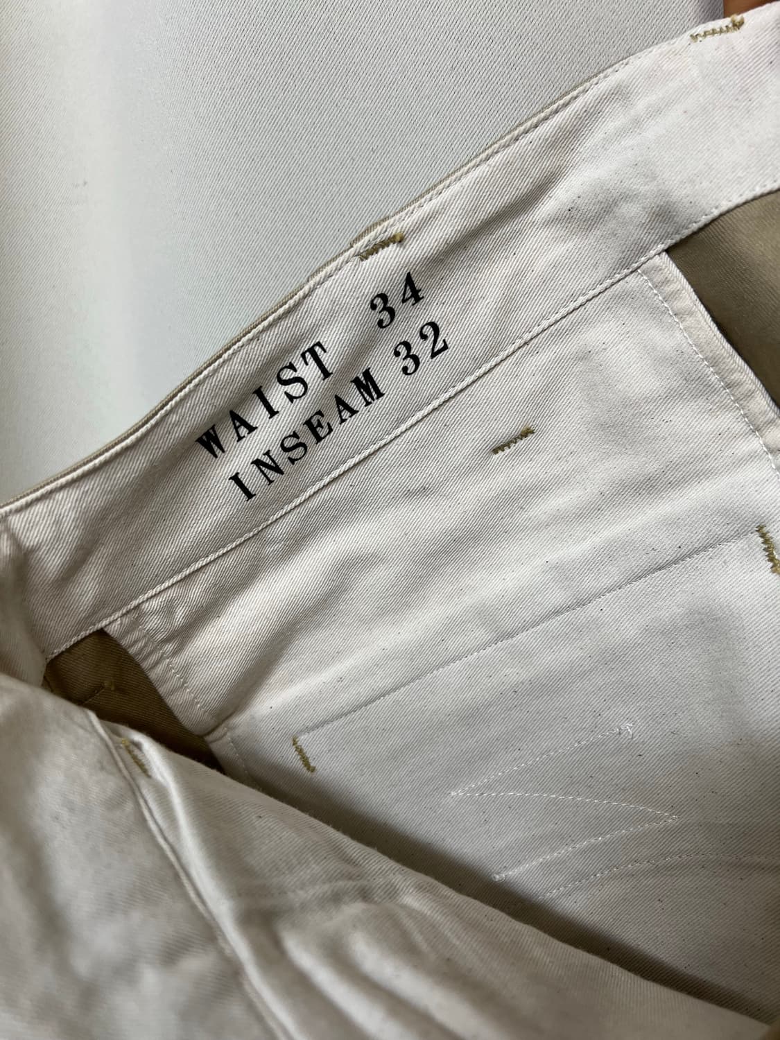 브론슨 1942 US Army 치노 팬츠 34x32 상품이미지3