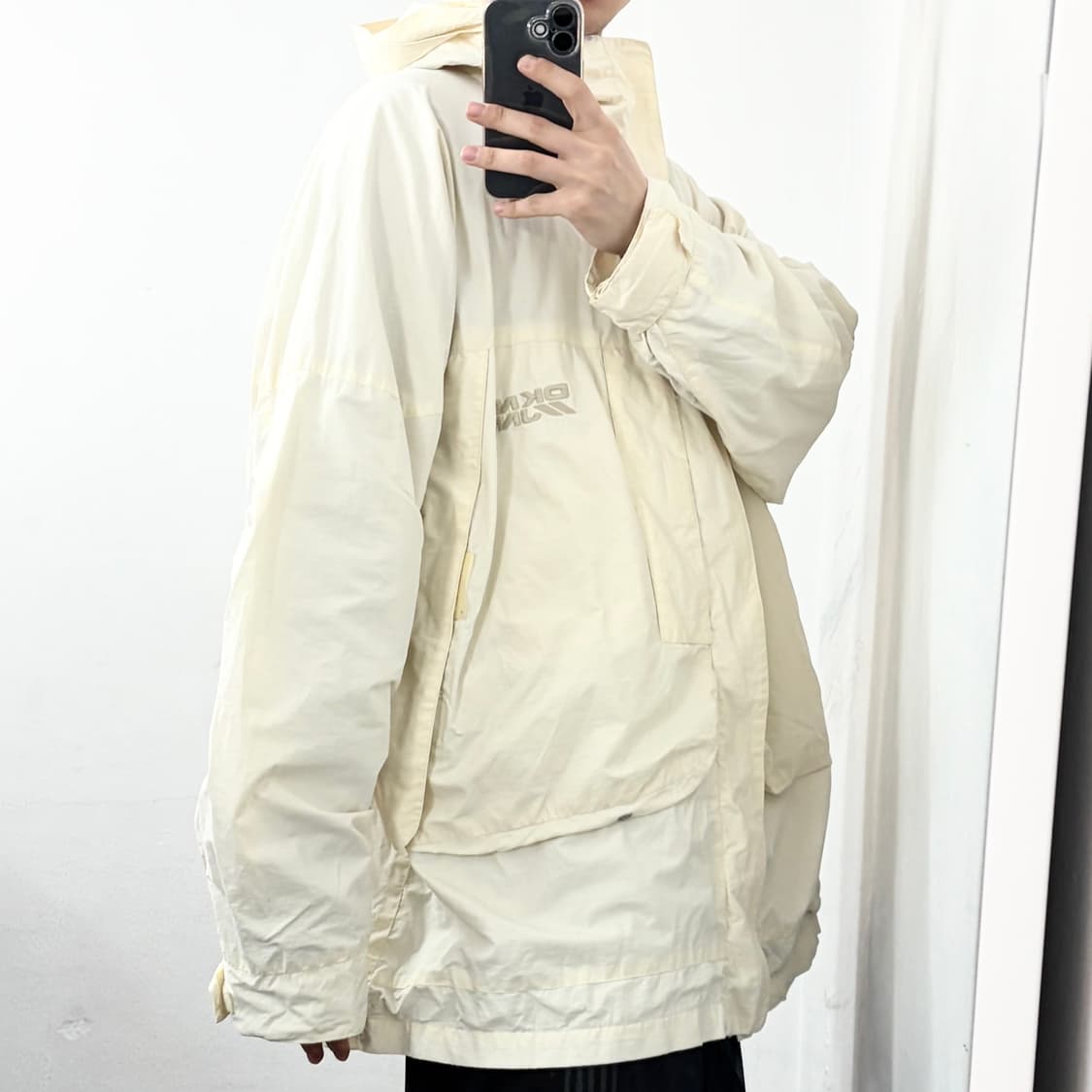 DKNY 90s 투웨이 나일론 코튼 파카 상품이미지3