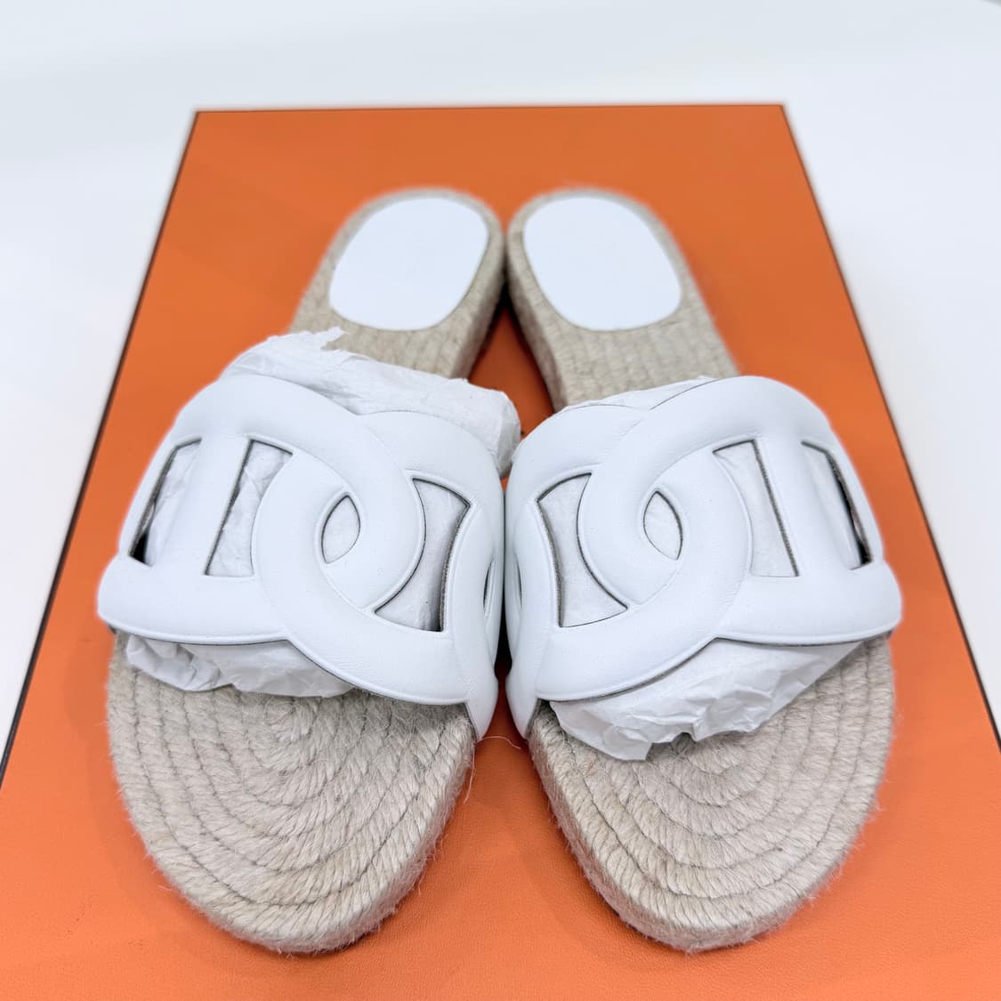 [미사용/230] 에르메스 파모사 에스파듀 나파 여성 샌들 슬리퍼 상품이미지6