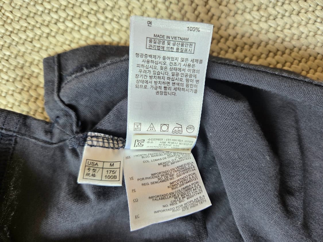 브룩스브라더스 골든플리스 로고 반팔티 M  상품이미지8