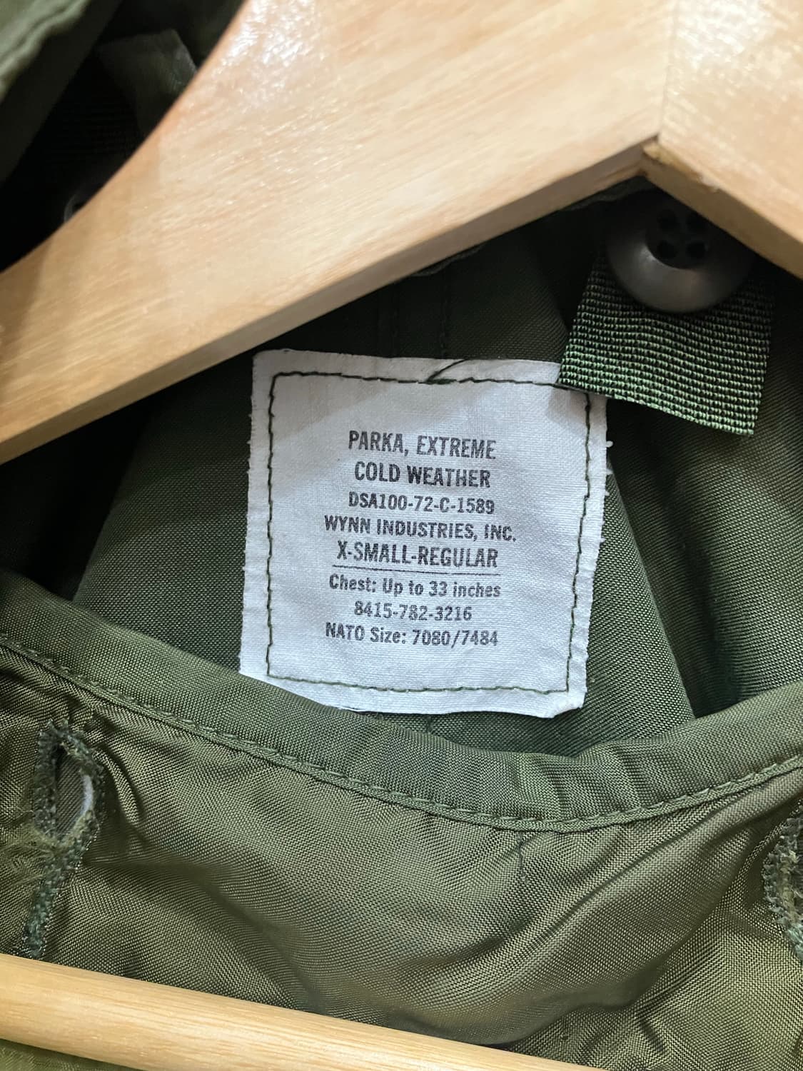 오리지널 70s M-65 피쉬테일 파카 (내피포함) 상품이미지4