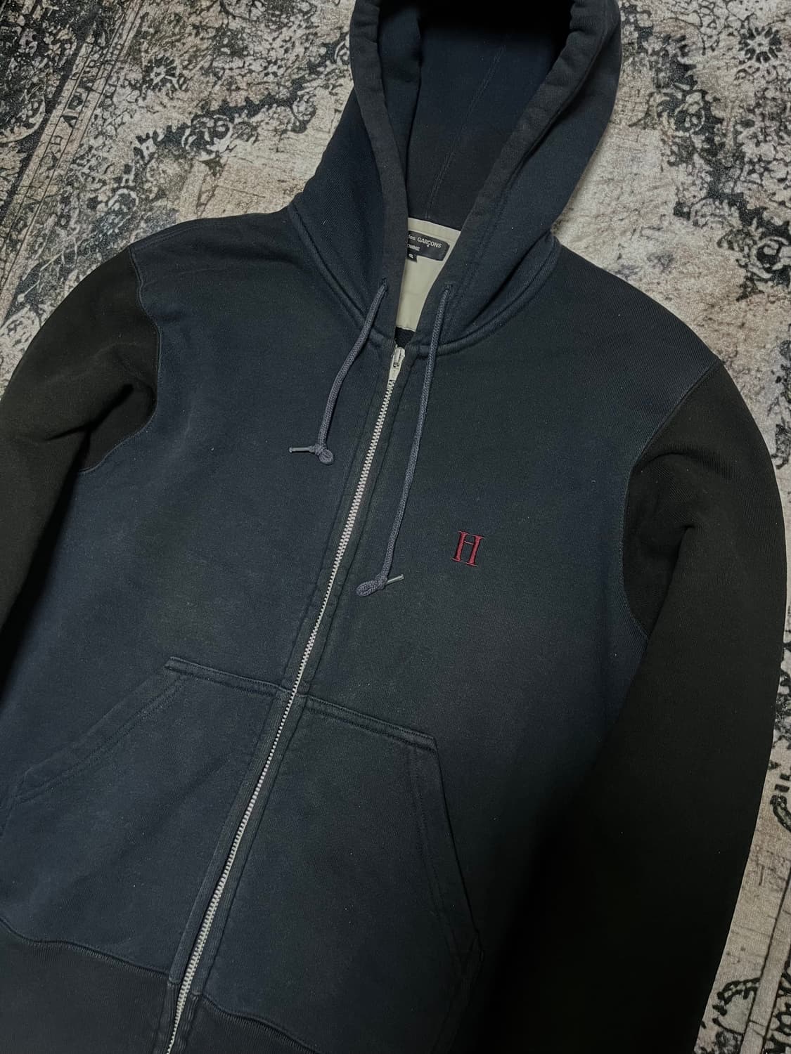 꼼데가르송 옴므 후드집업 S 상품이미지2