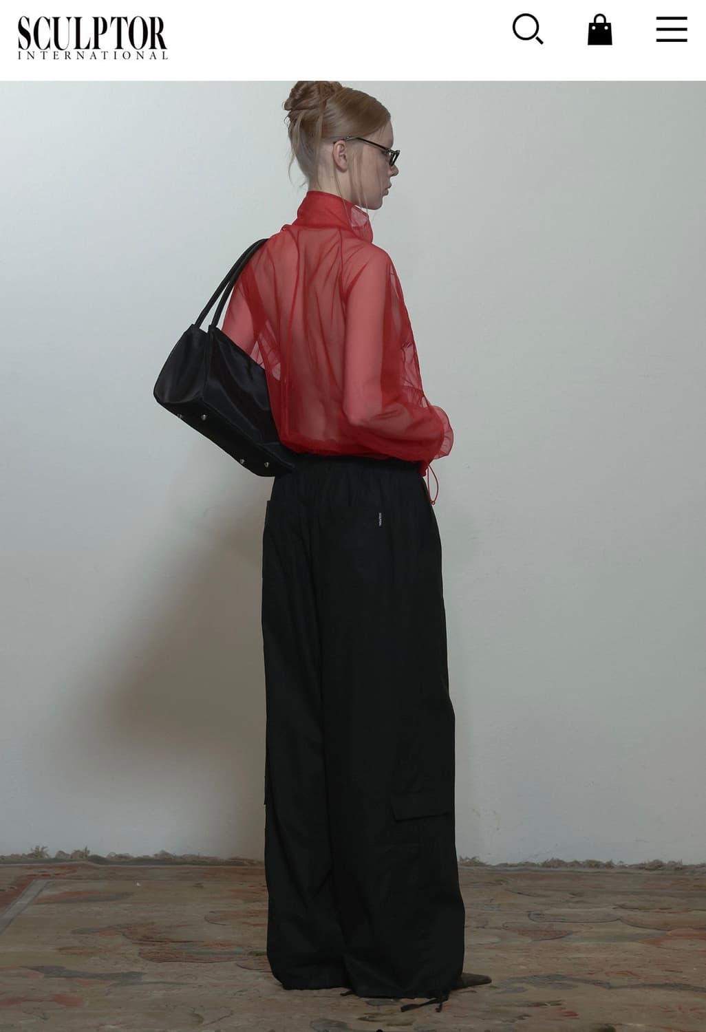 스컬프터 린넨 카고 조거팬츠 바지 S 상품이미지2