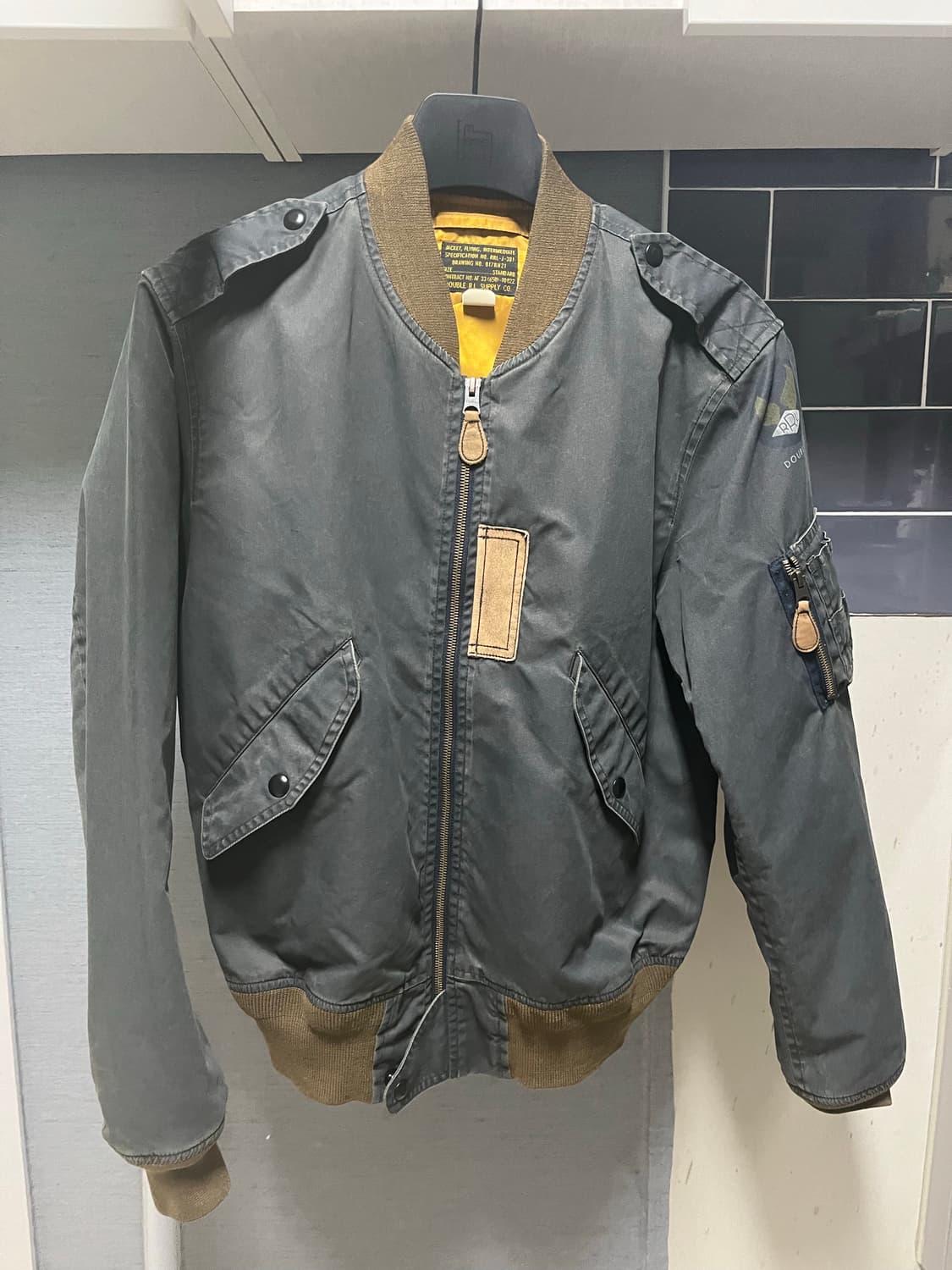 더블알엘 ma-1 자켓 S  상품이미지8