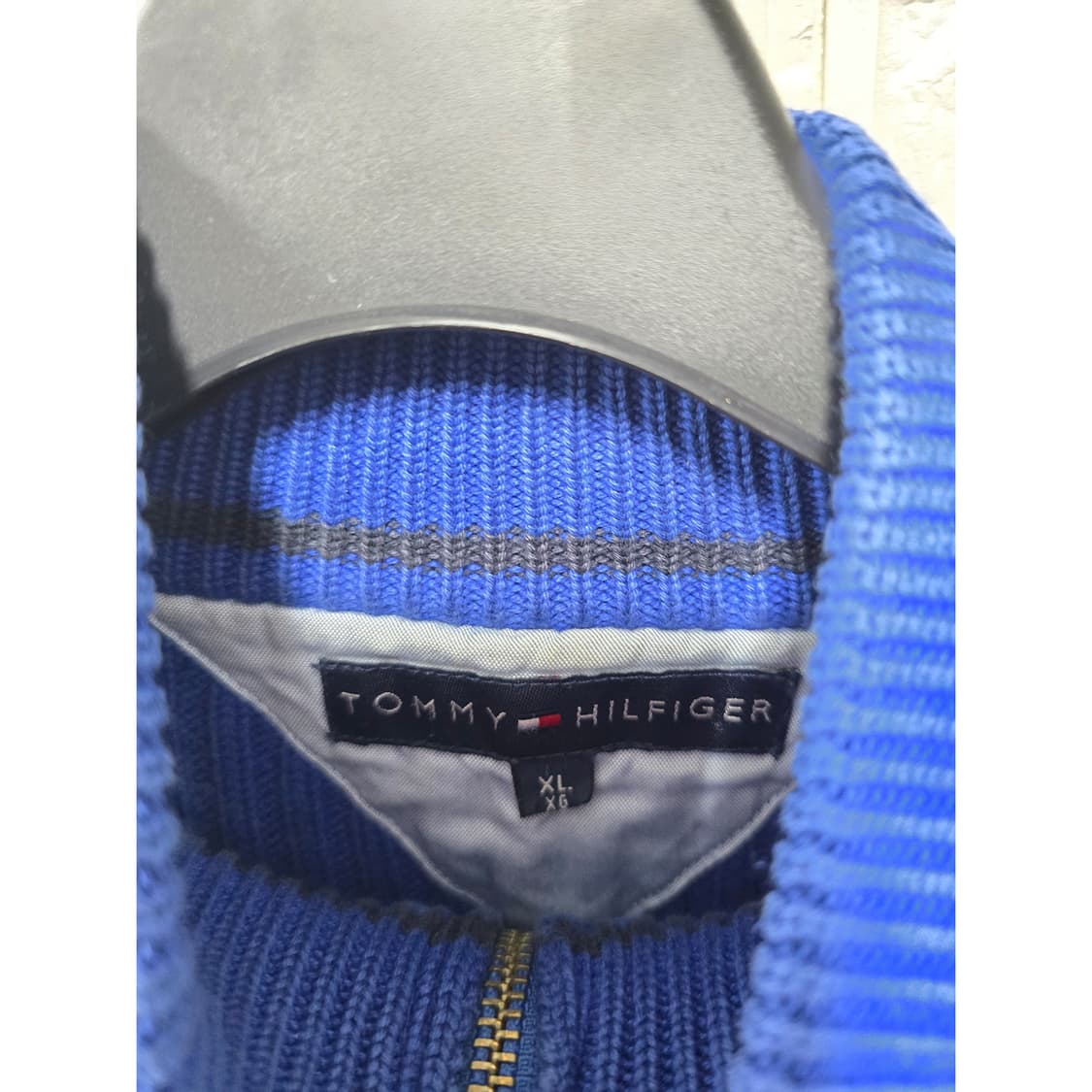 택포_ 타미힐피거 남성 니트 집업 XL 상품이미지2