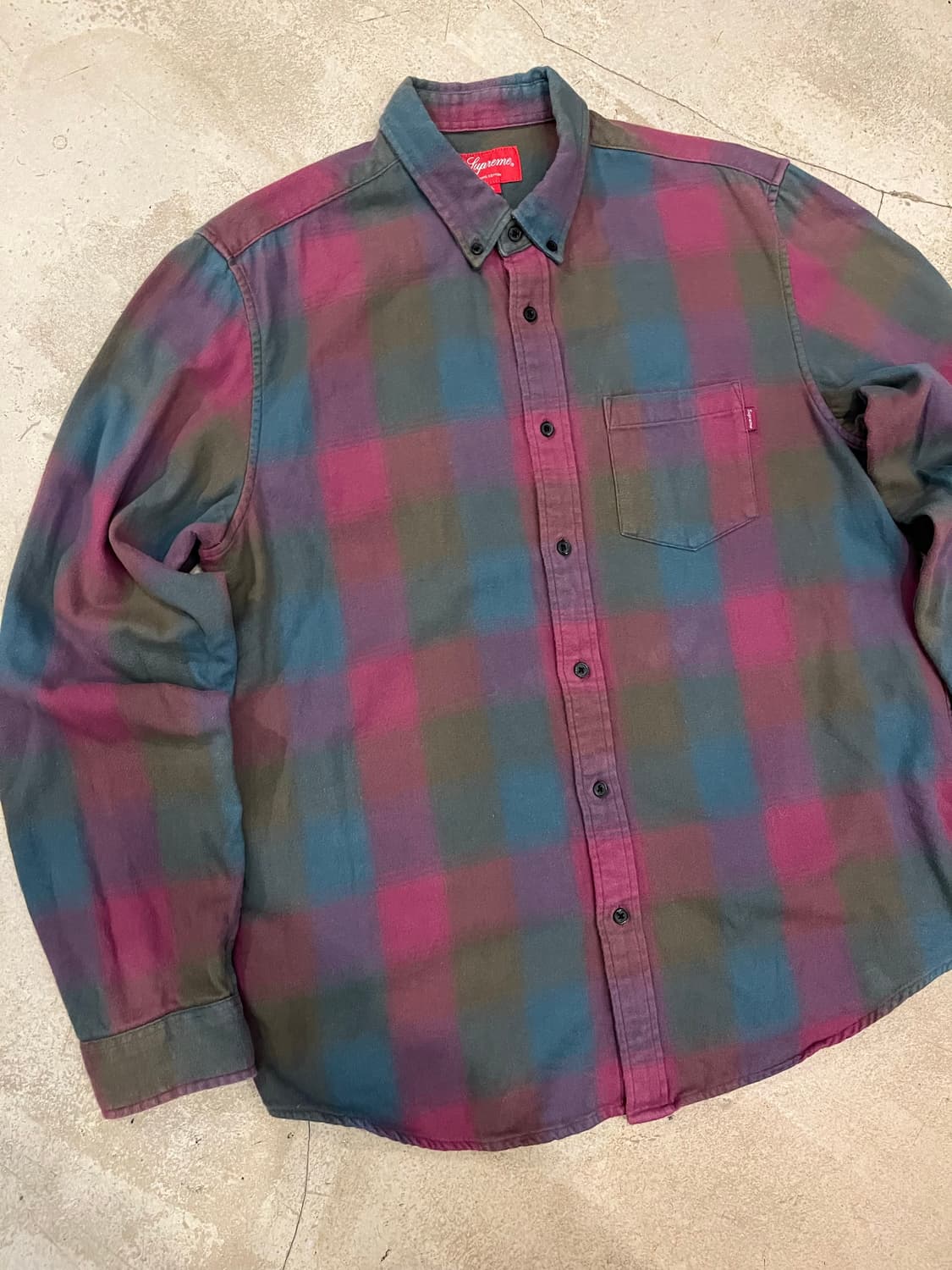 빈티지 슈프림 체크셔츠 상품이미지2