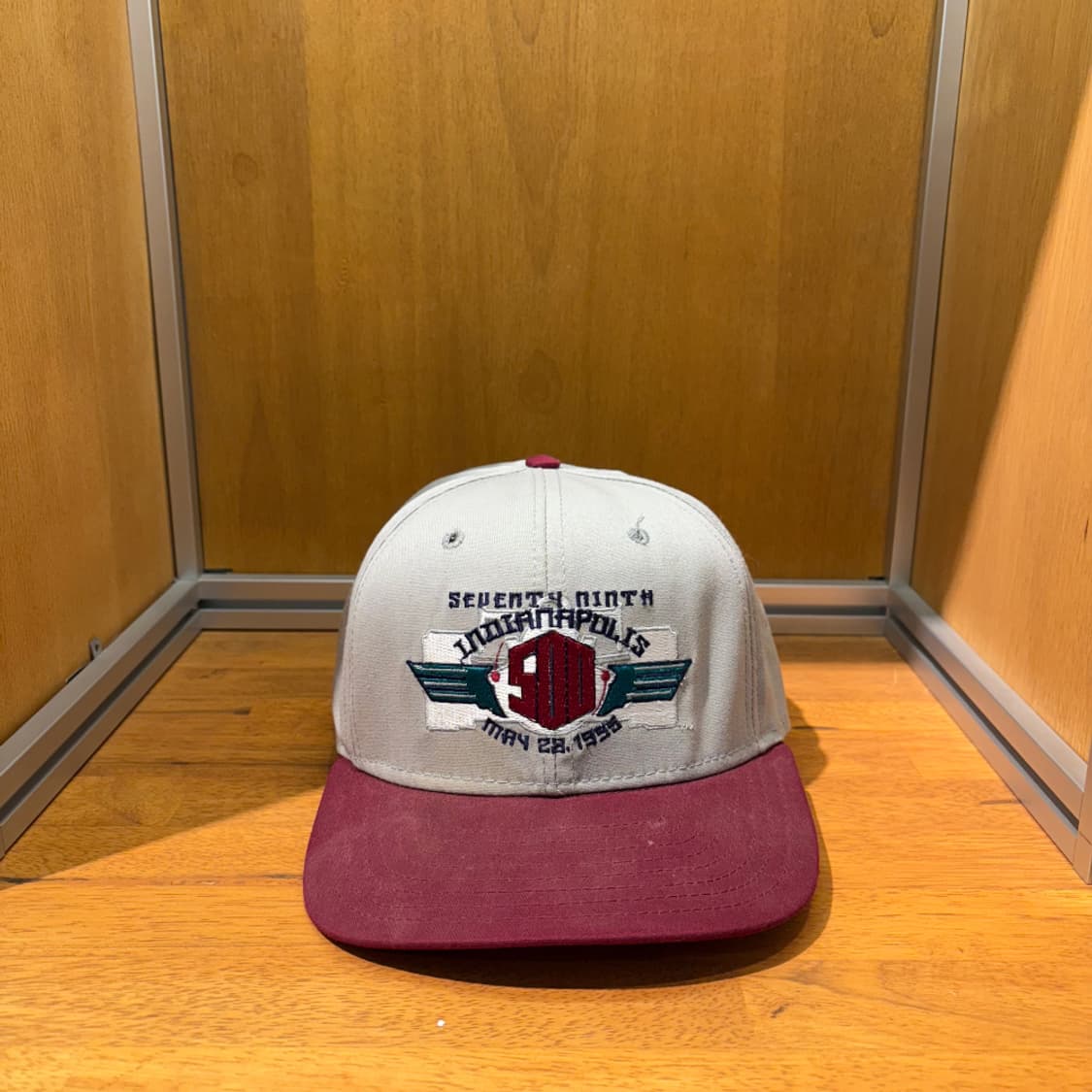 INDIANAPOLIS 500 CAP (Beige/Wine) 상품이미지1