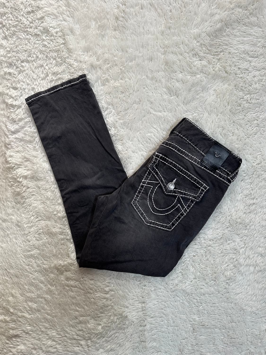 트루릴리젼 블랙 워싱 청바지 32 상품이미지1