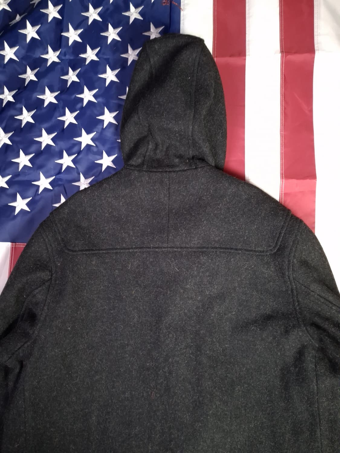 오리지날 90's 랄프로렌폴로 차콜그레이 더플떡뽁이 울 코트 상품이미지9