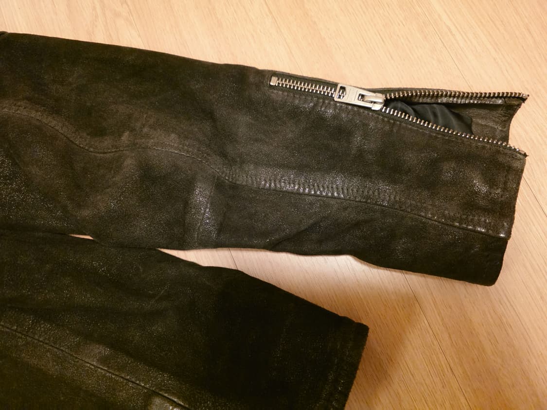 올세인츠 블랙 양가죽자켓 상품이미지10