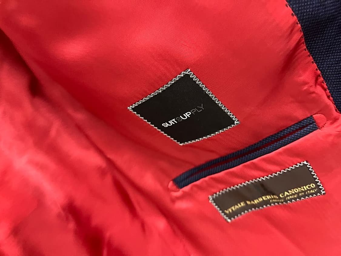 95-100) 수트서플라이 네이비 콤비자켓  상품이미지10