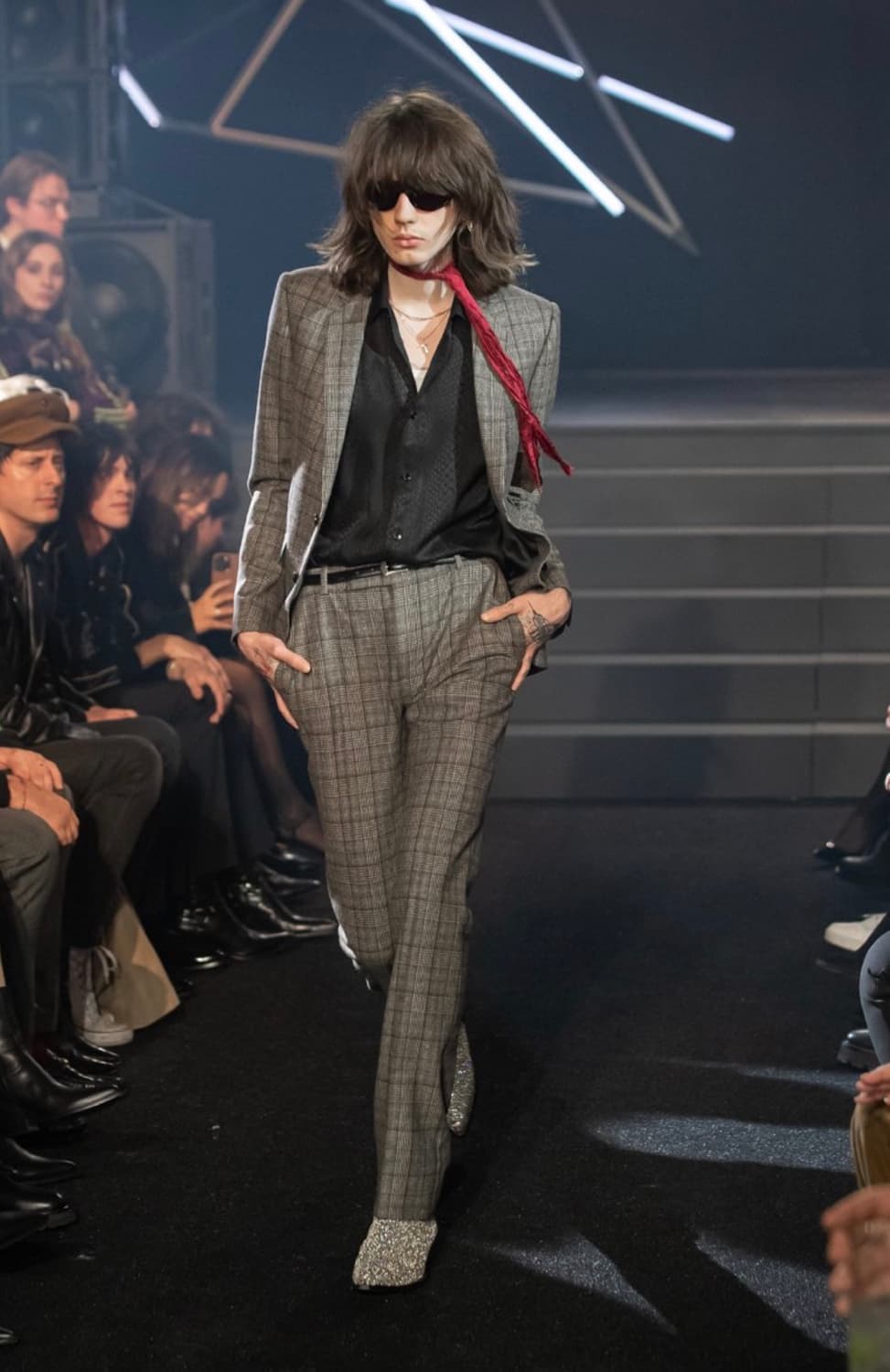 [박보검님 착용] 셀린느 23fw 프린스 오브 웨일즈 플라넬 자켓 상품이미지1