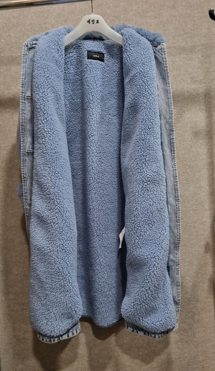 여성 55size 오즈세컨 데님 점퍼 자켓 상품이미지6
